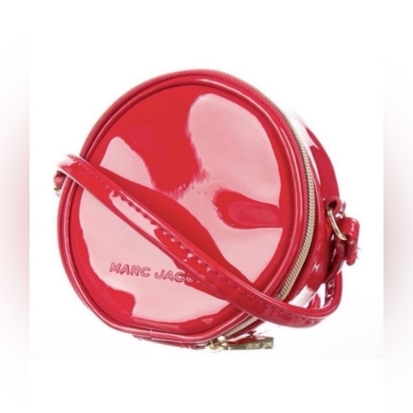 Marc Jacob’s Red Patent Leather Mini Crossbody Bag - Picture 8 of 9